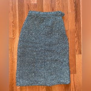 Vintage wool midi skirt